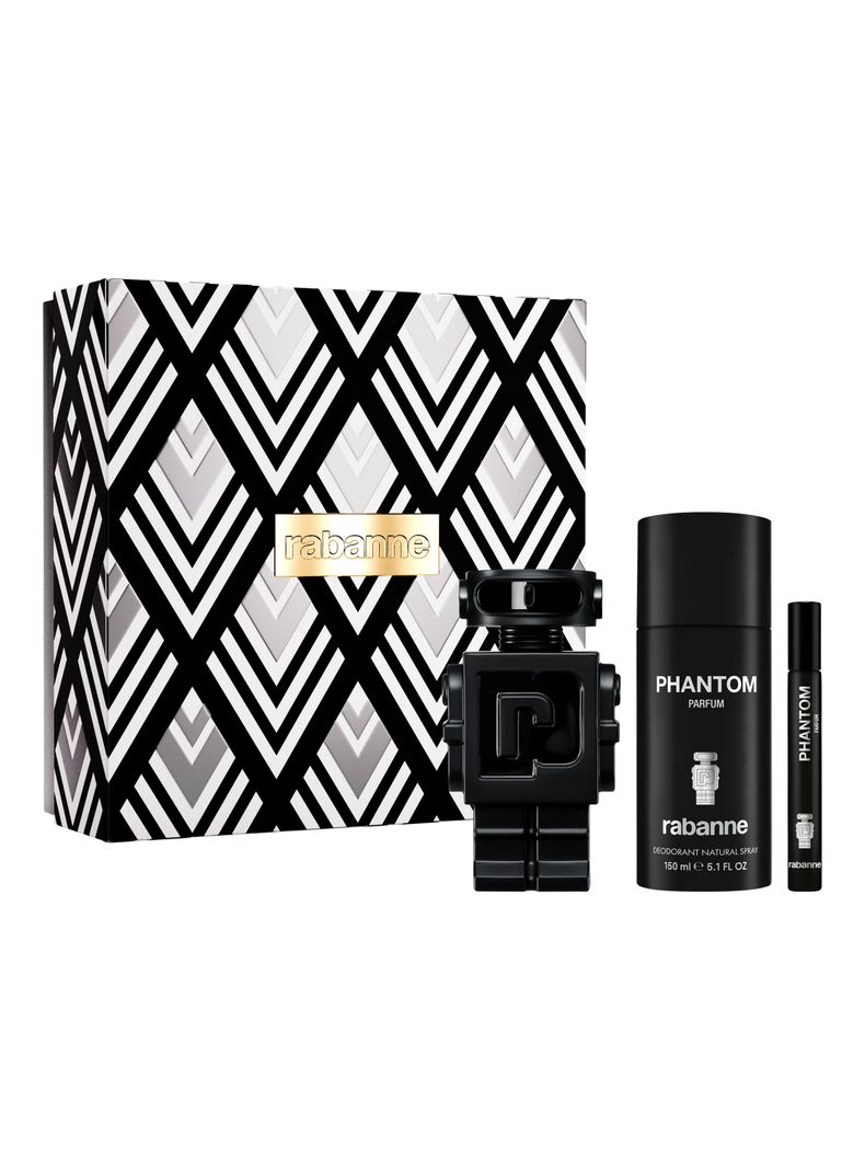 Set Perfume Phantom Parfum Hombre 100 ml + Desodorante 150 ml + 10 ml