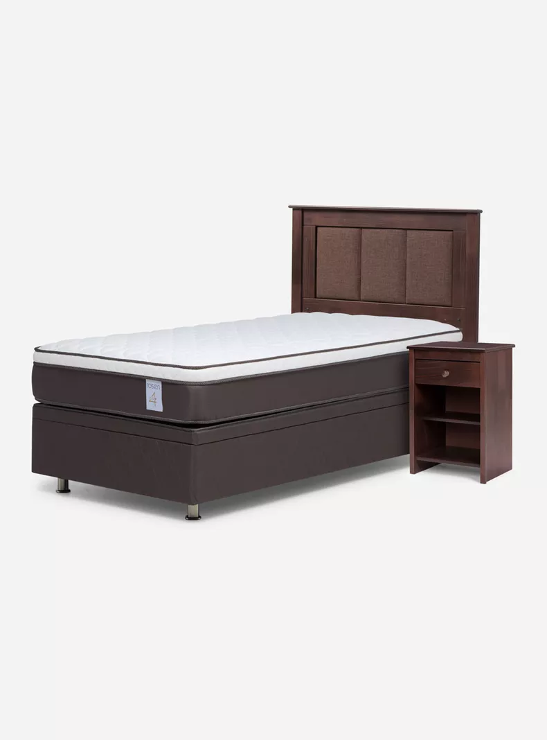 Boxet New Style 4 Plus 1.5 Plazas Velador + Respaldo