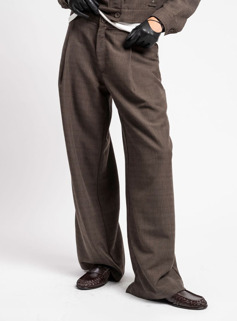 Pantalón Wide Leg con Pinzas