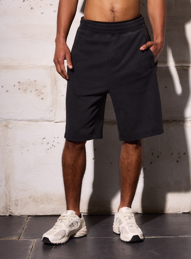 Short Básico Garment Dyed Tiro Medio