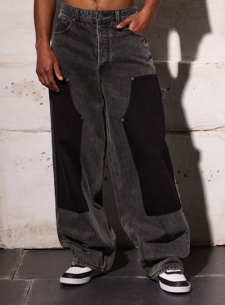 Jeans Carpintero Loose Fit Tiro Medio