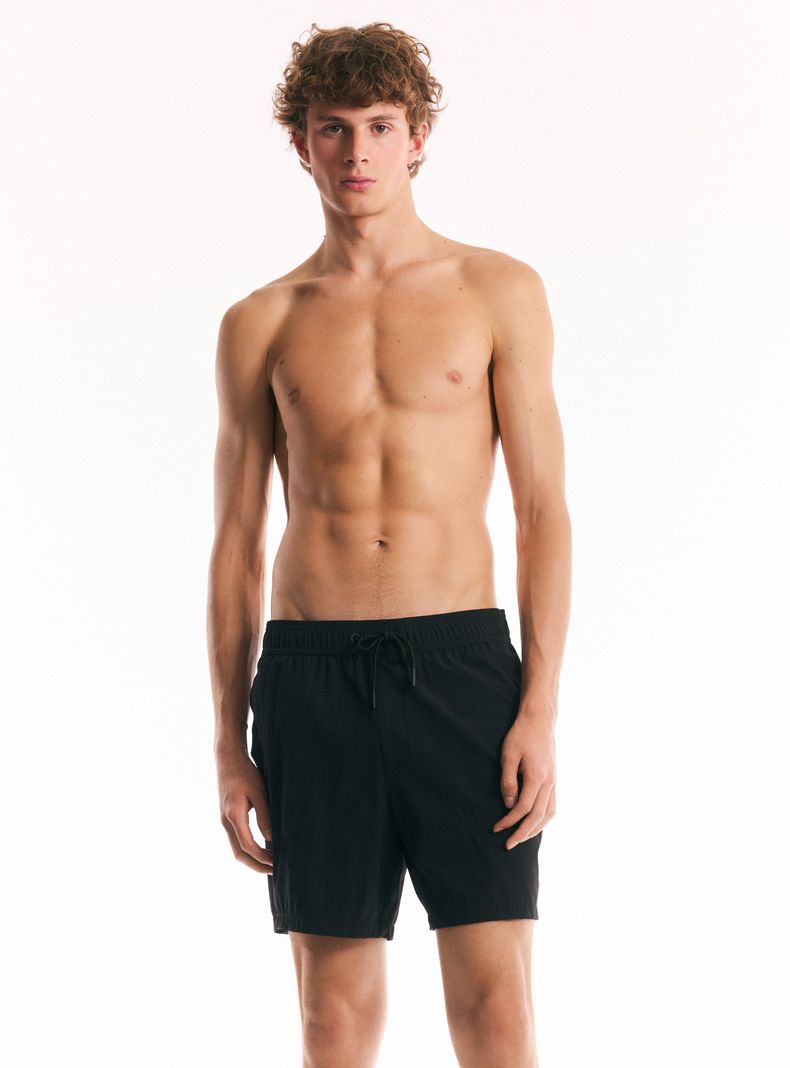 Traje de Baño con Bolsillo Cordón Ajustable