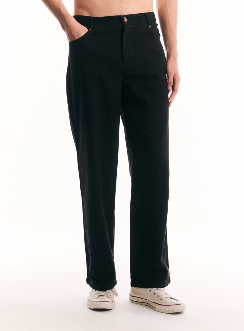 Pantalón Slim Mezcla de Lino