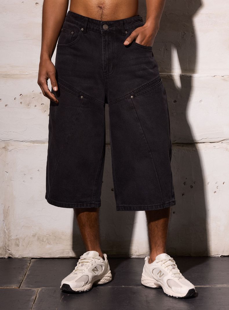 Bermuda Jort Denim Baggy