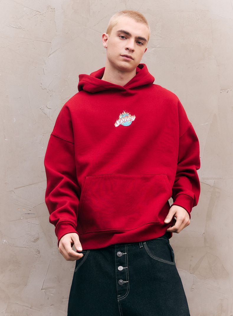 Polerón Hoodie Spicy Estampado