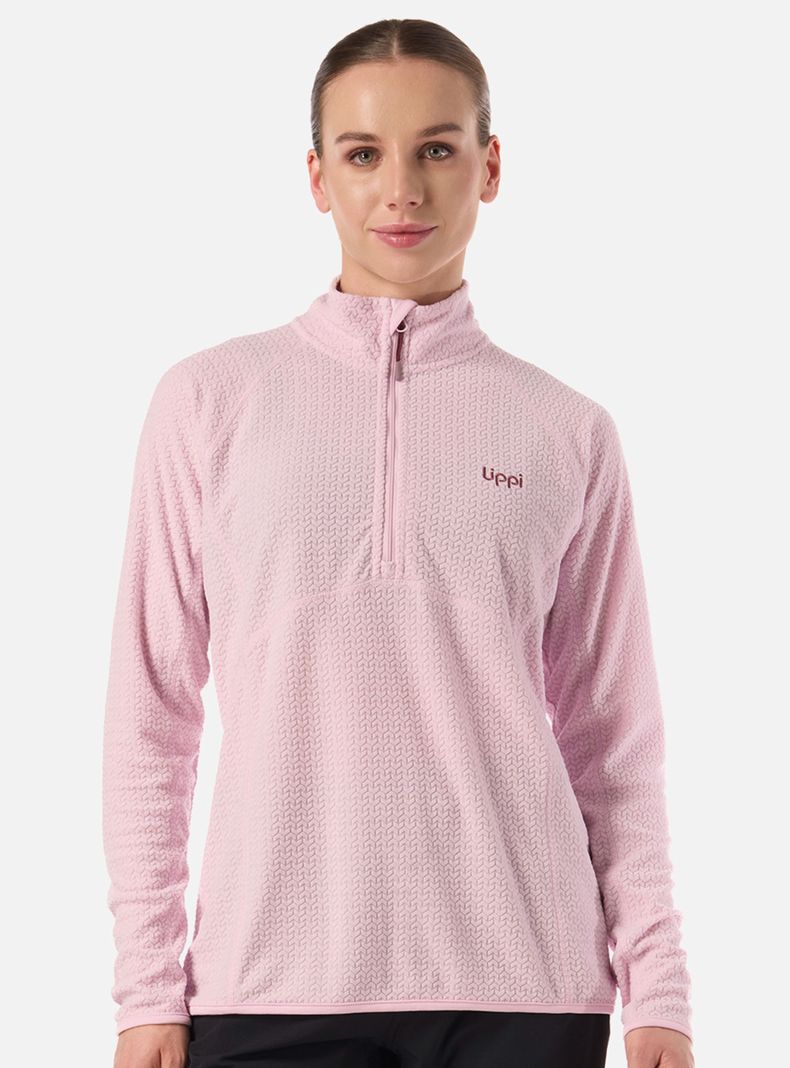 Polerón 1/ 4 Zip Jacaranda Nano-F