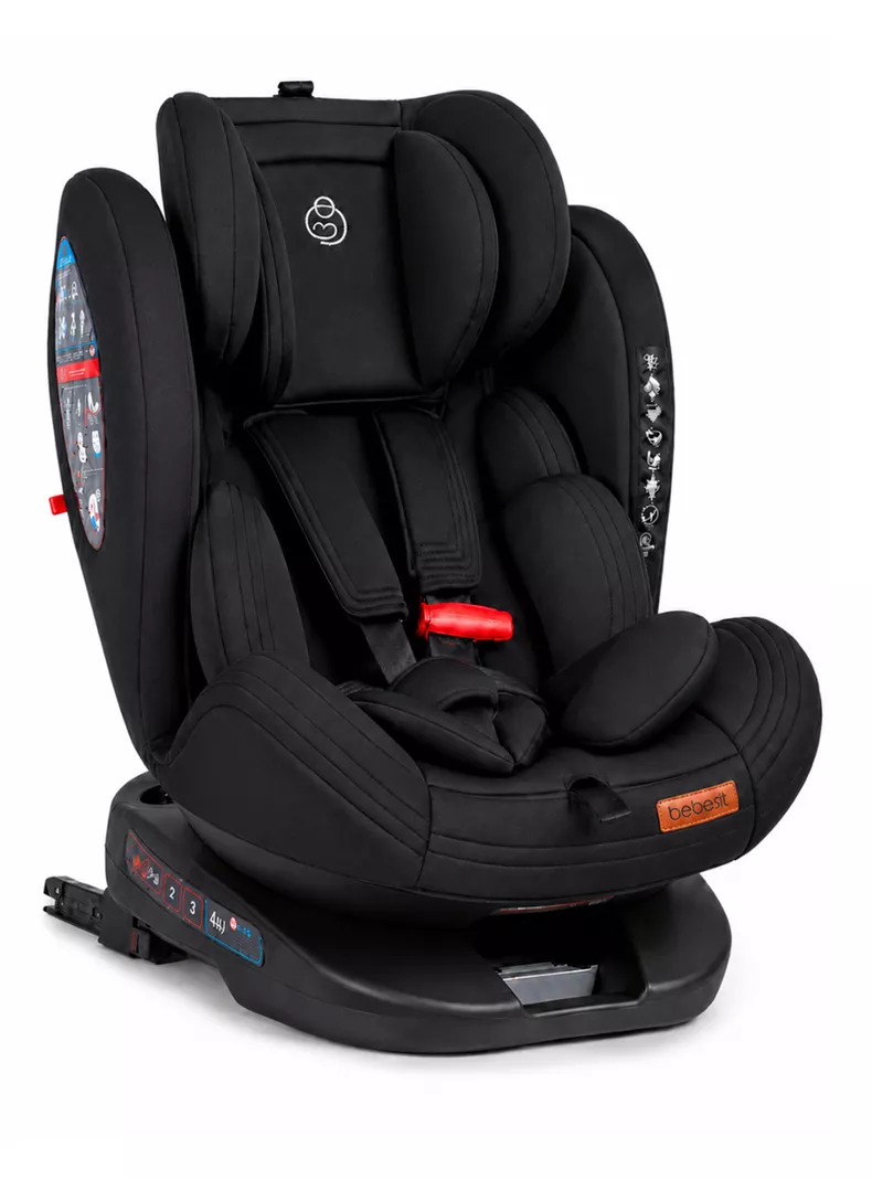BEBESIT SILLA DE AUTO SATURN 360° NEGRA
