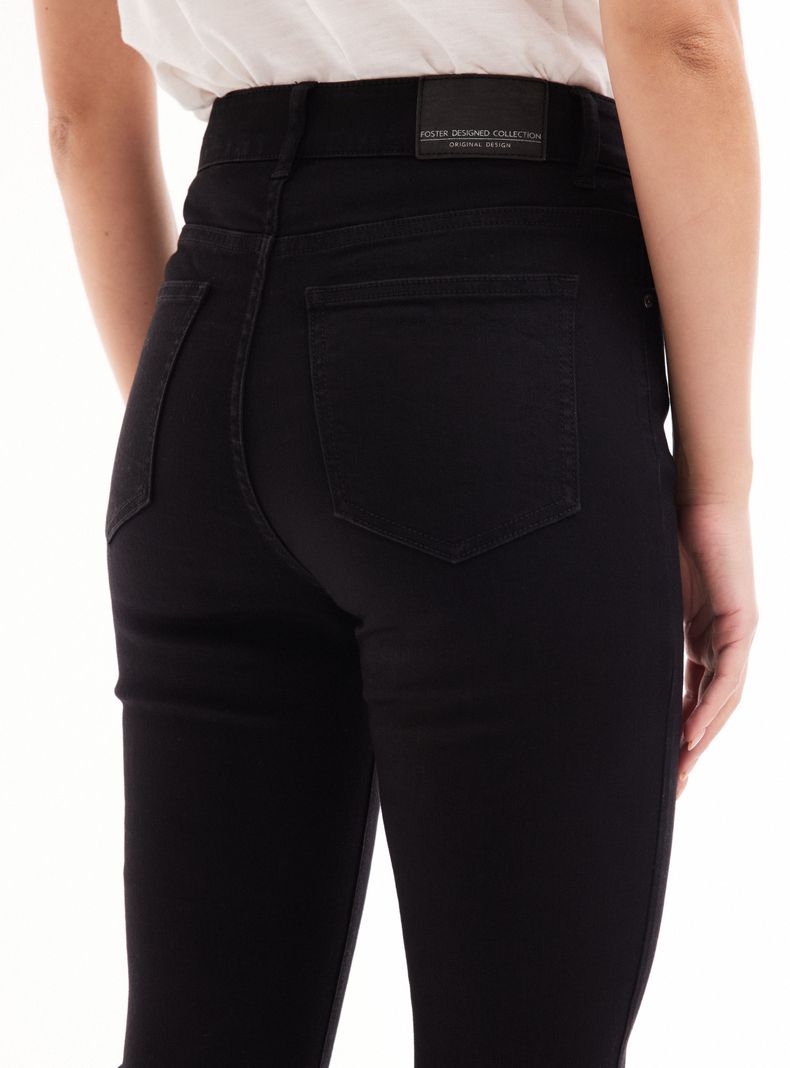 Jeans Básico Alto Denim Bolsillos-9