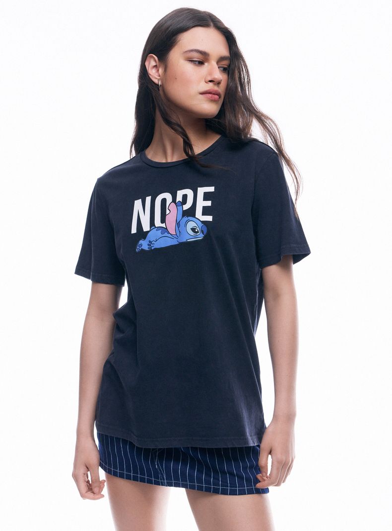 Polera Licencia Stitch Nope