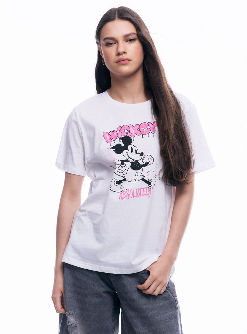 Polera Licencia Mickey Absolutely