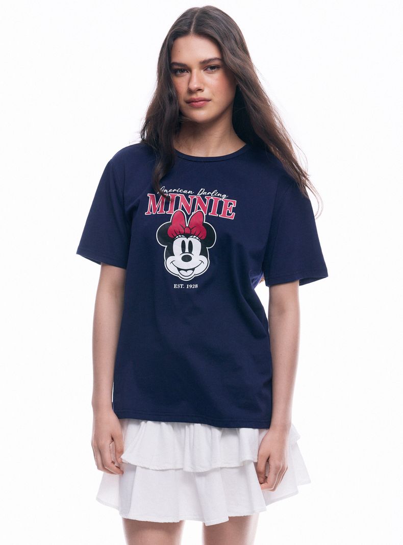 Polera Licencia Minnie Mouse American Darling