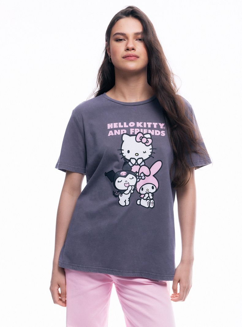Polera Licencia Hello Kitty And Friends Kuromi My Melody