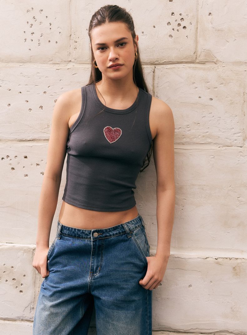 Polera con Aplicación
