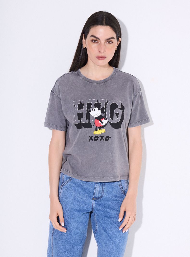 Polera Mickey Mouse Tachas