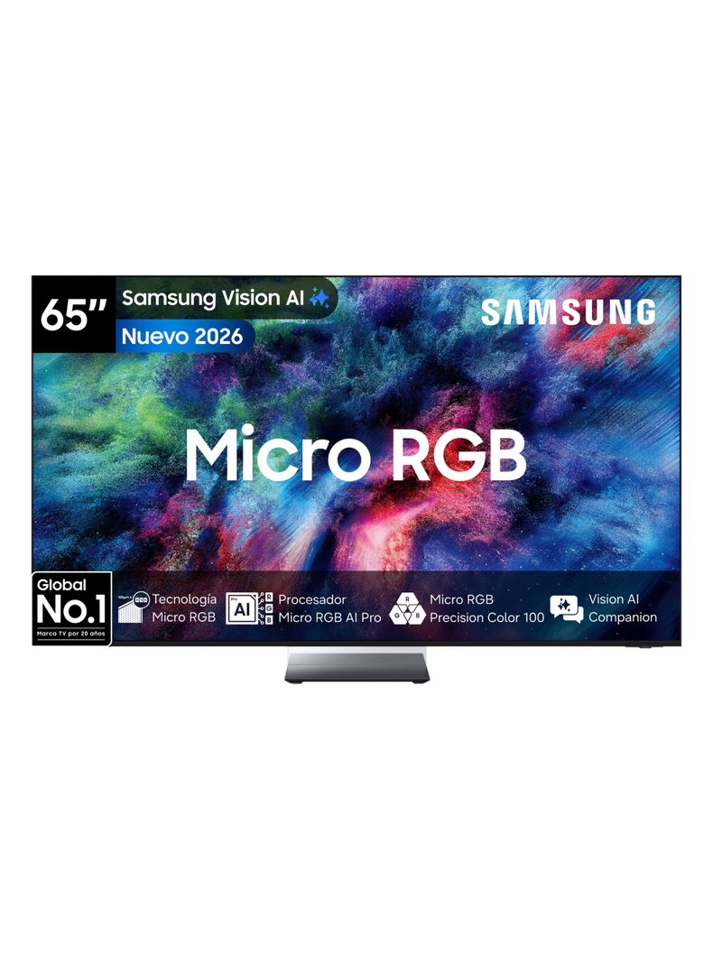 Micro RGB Smart TV 65'' 4K UHD Vision AI R95H 2026 + Control por Voz