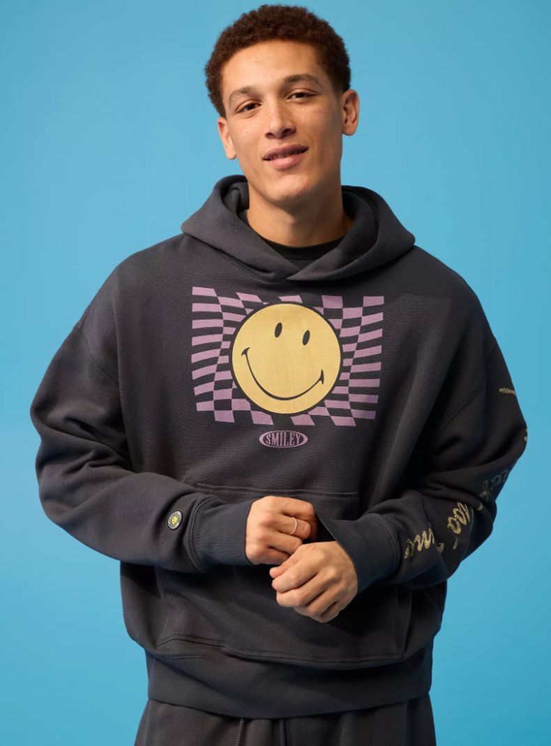 Polerón Smiley Graphic