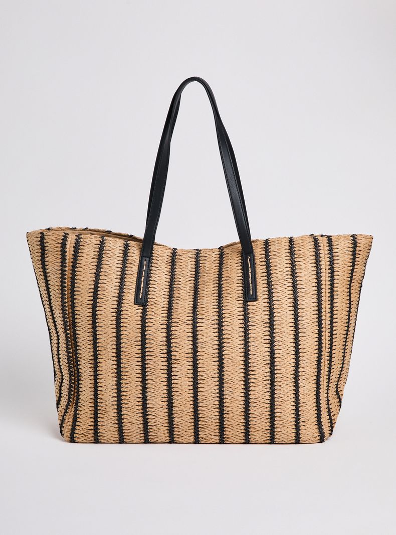 Cartera de Hombro Totebag de Raffia