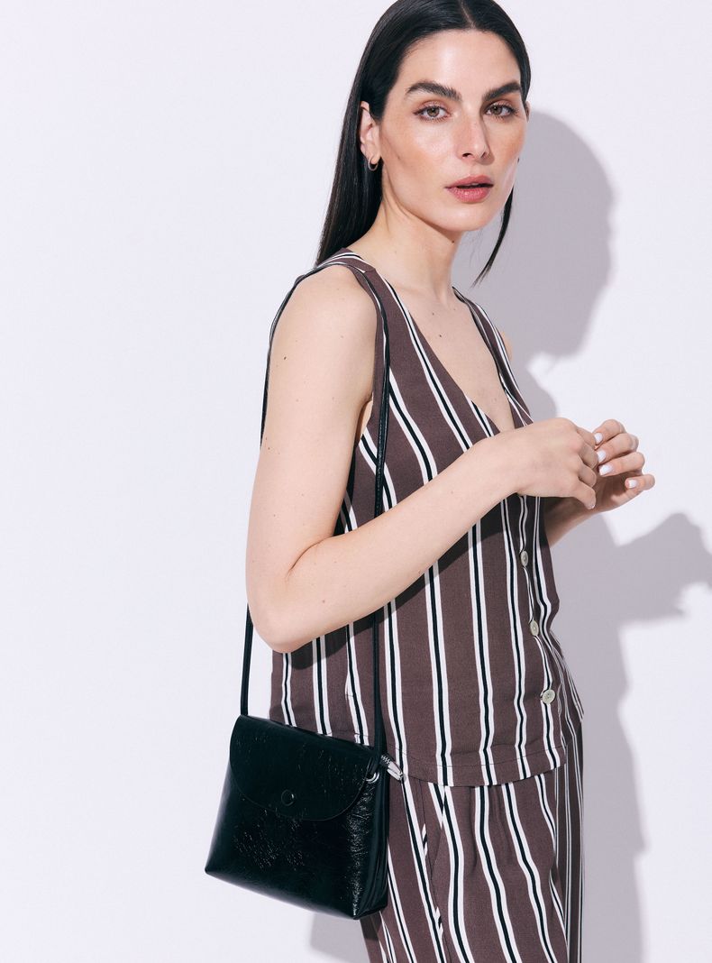 Cartera de Hombro Crossbody Básica Strap Delgado