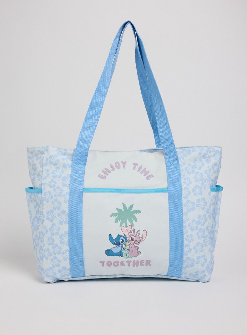 Bolso de Playa Stitch Flores