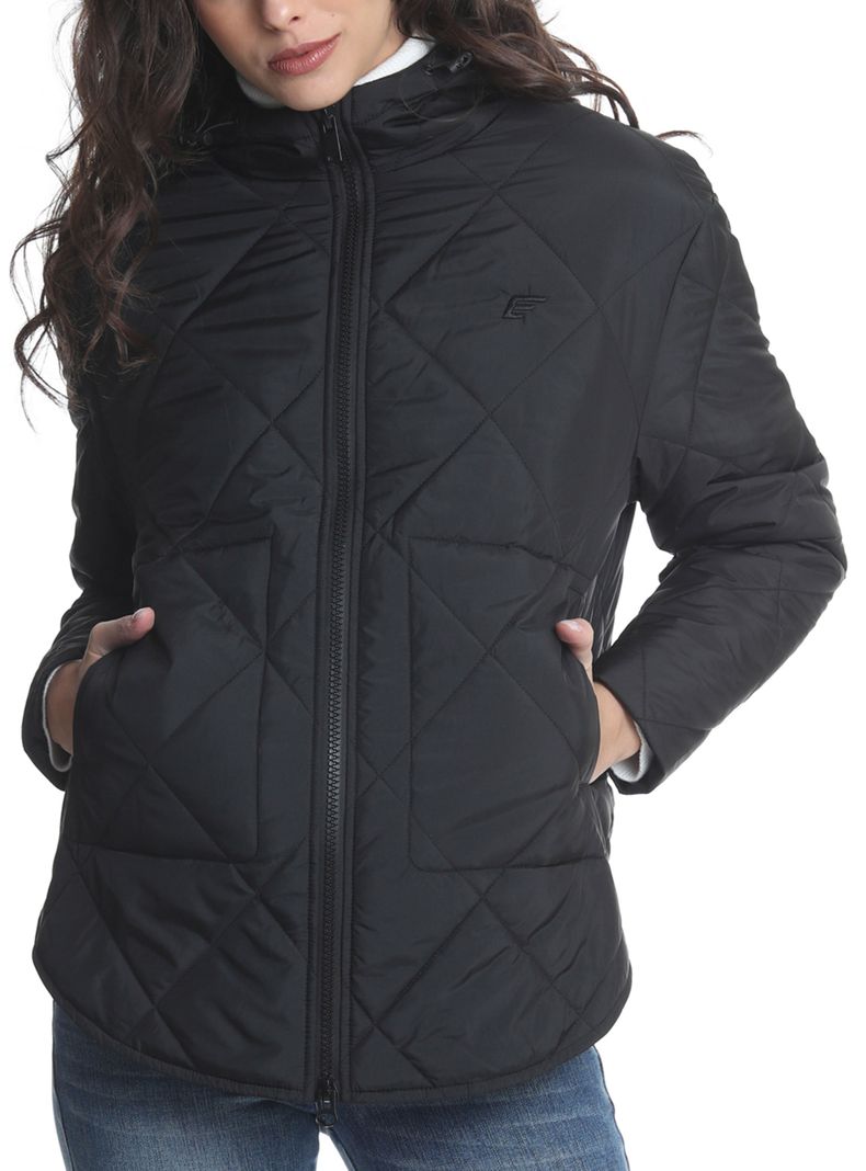Parka Light Quilt Black