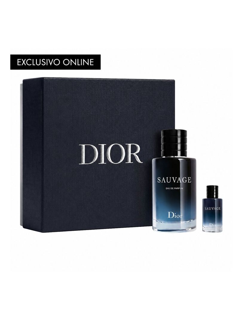 Set Perfume Sauvage EDP Hombre 100 ml + Miniatura 10 ml