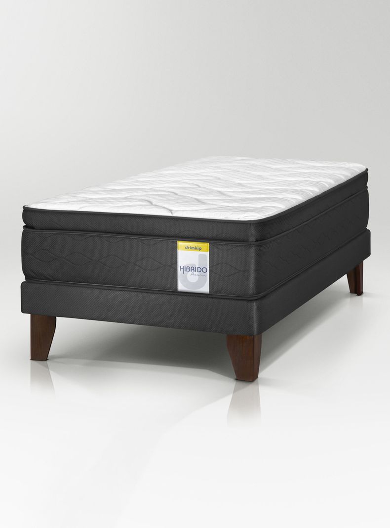 Cama Europea Híbrido Premium 1.5 Plazas (105x190)