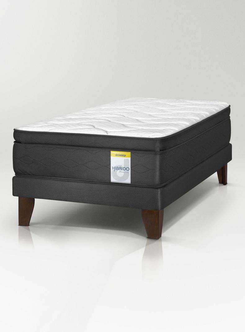 Cama Europea Híbrido Premium 1.5 Plazas (105x200)