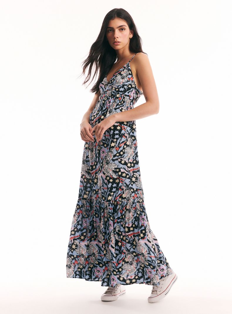 Vestido Básico Estampado
