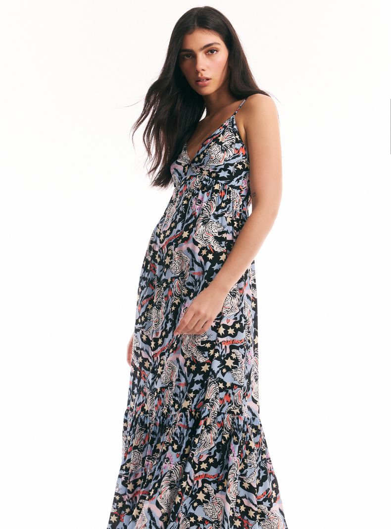 Vestido Básico Estampado