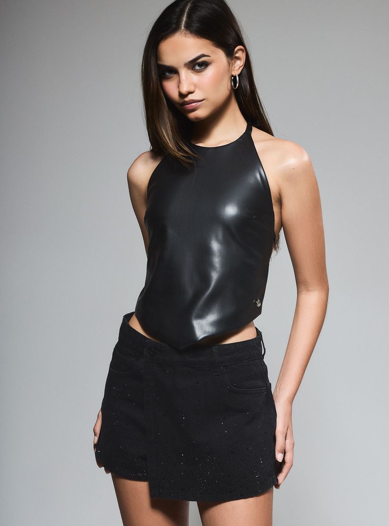 Polera Amarra​ al Cuello Espalda ​ Descubierta​