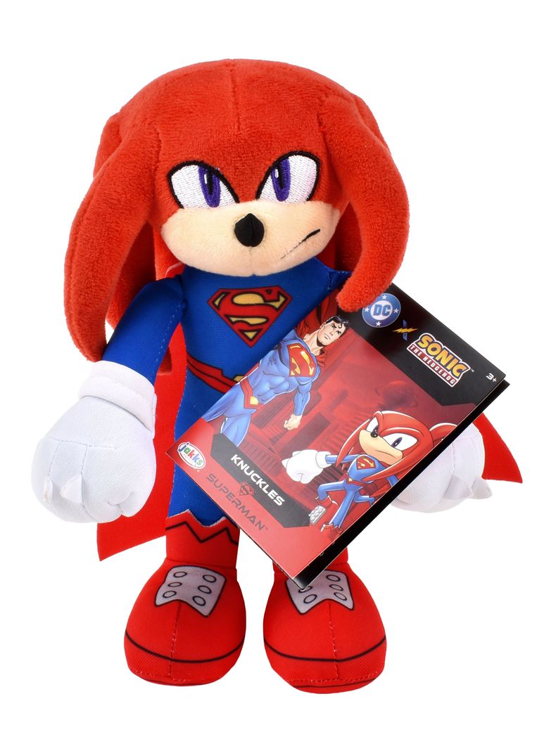 Peluche Sonic DC Knuckles Superman 23 cm