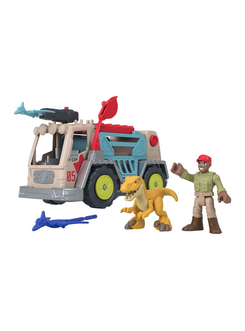 Set Vehículo y Dinosaurio Rescate Raptor Jurassic World