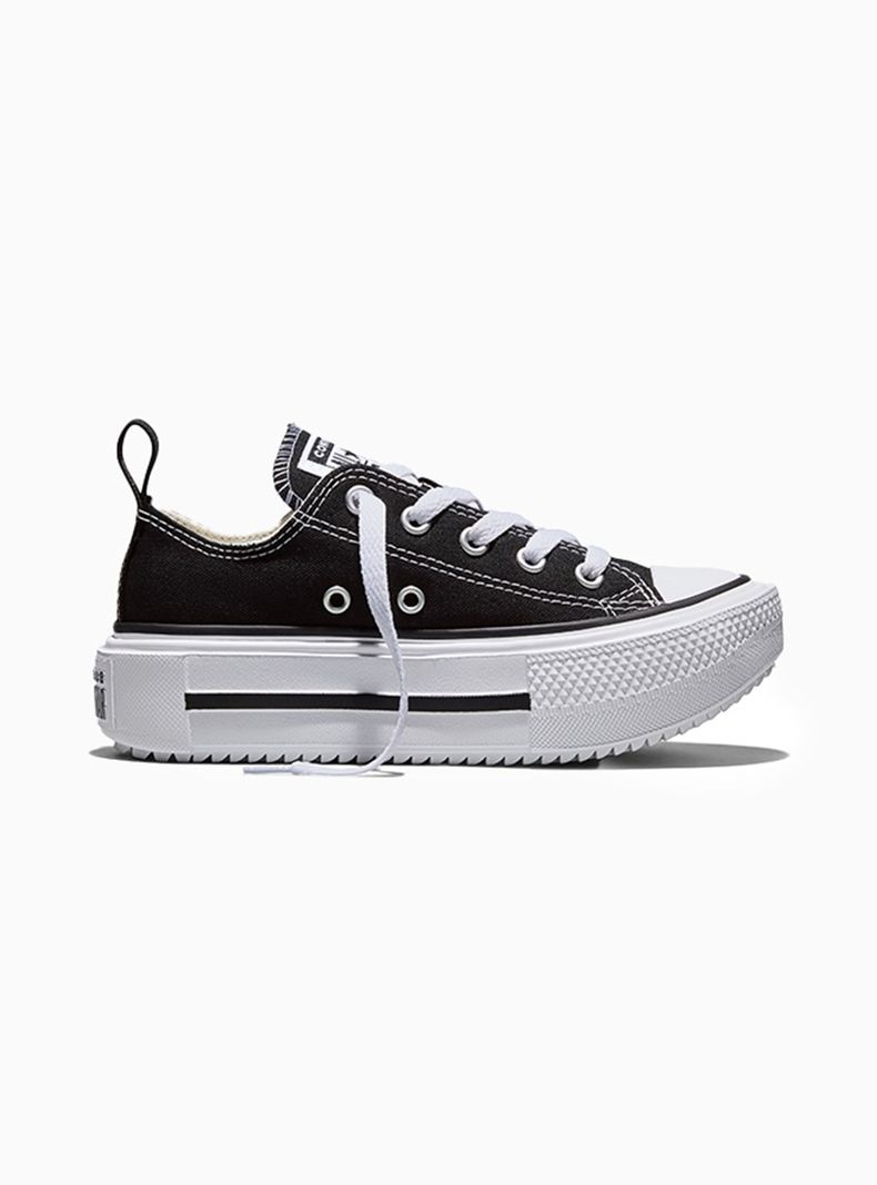 Zapatilla Urbana Black Niños All Star Lift Double S T.27-35
