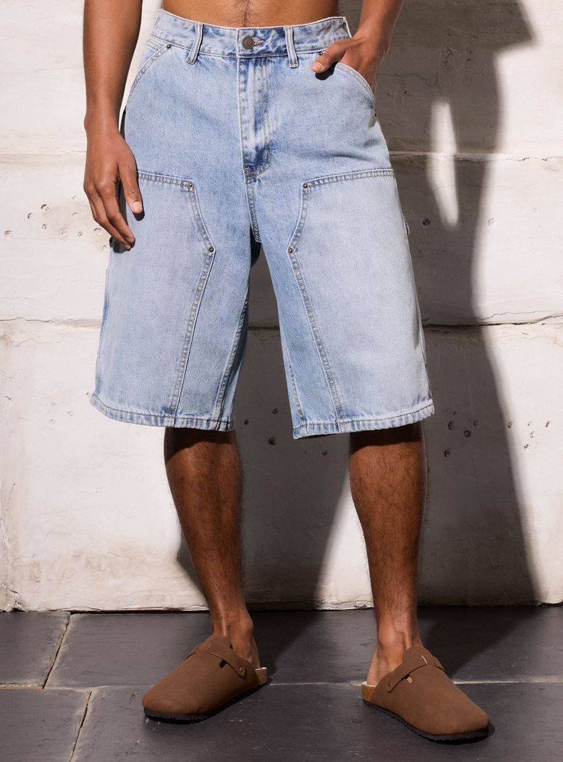 Bermuda Refuerzos Carpenter Tiro Medio