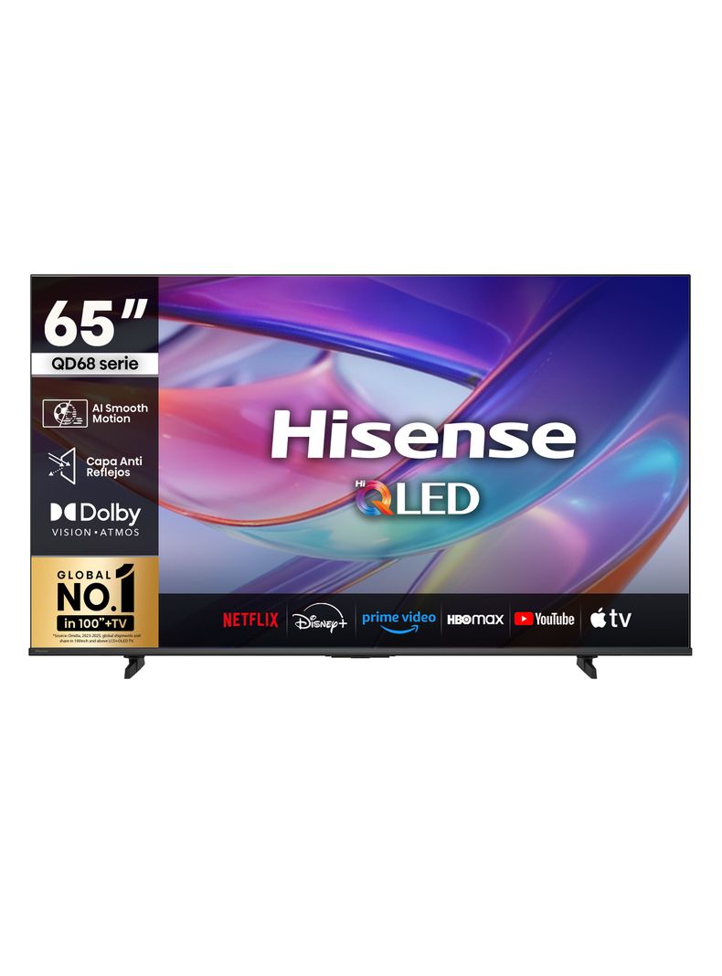 QLED Smart TV 65'' 4K UHD Google TV 65QD68SG
