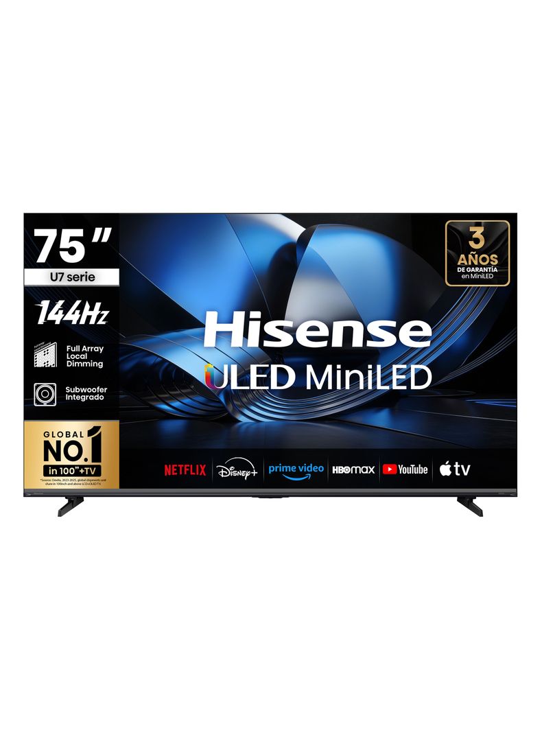 QLED Mini LED Smart TV 75'' 4K UHD Google TV Gamer 144Hz 75U7ESG