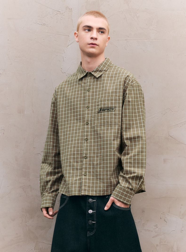 Camisa Checks Spicy Algodón