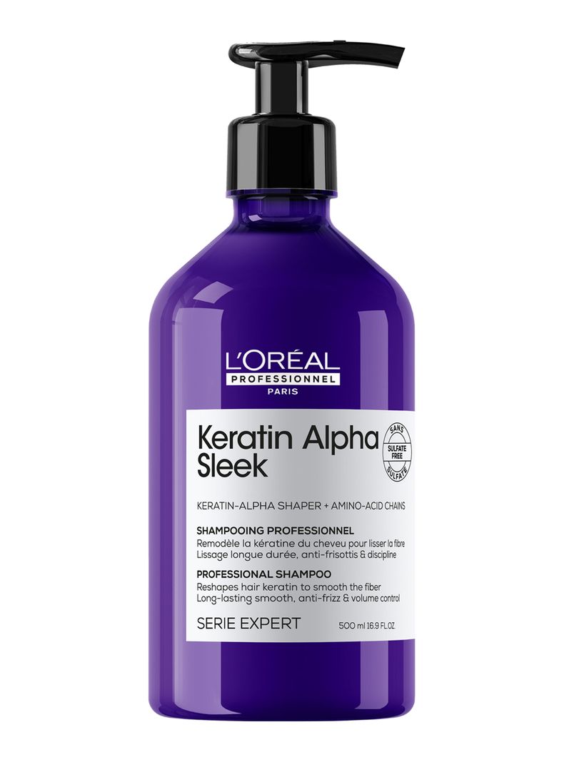 Shampoo Anti-frizz 500ml Keratin Alpha Sleek