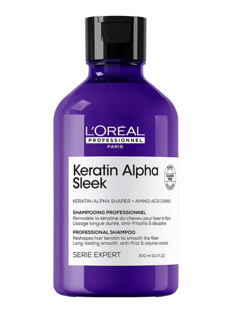 Shampoo Anti-frizz 300ml Keratin Alpha Sleek