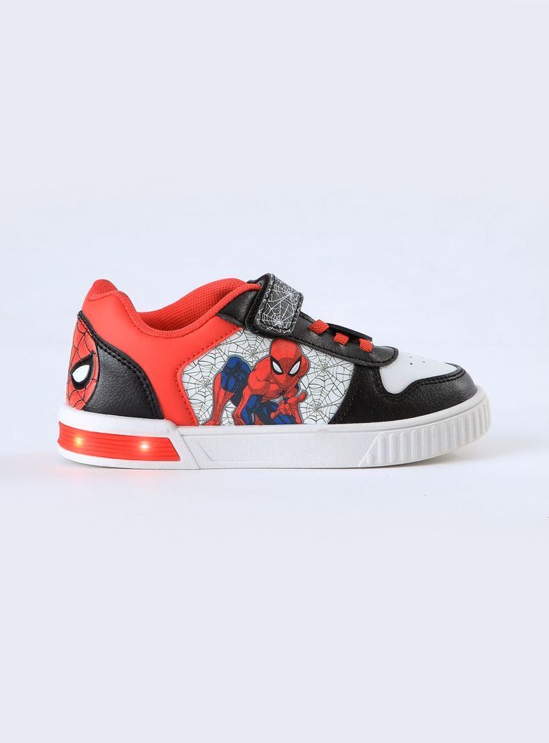 Zapatilla Urbana Spiderman Toddlera con Luces Niña