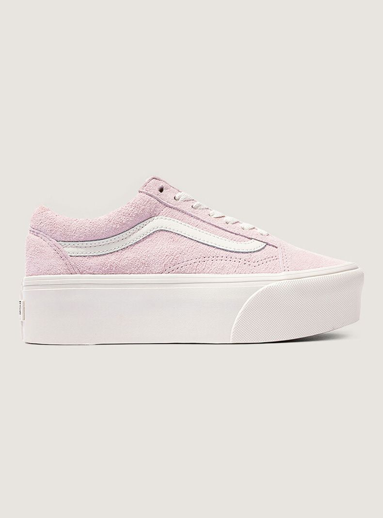 Zapatilla Urbana Pink Old Skool Stackform Mujer