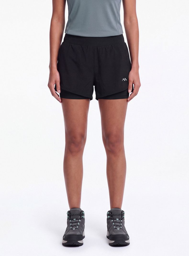 Short con Calza Interior Running 2 en 1