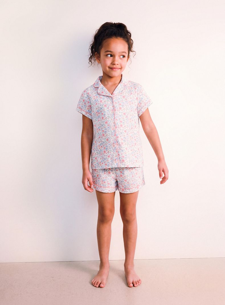 Pijama Manga Corta Camisero Niña