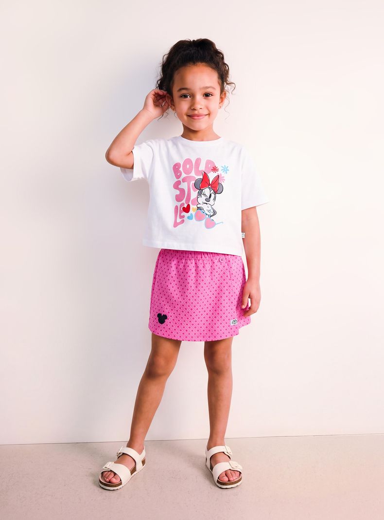 Falda Short Minnie Mouse Puntos