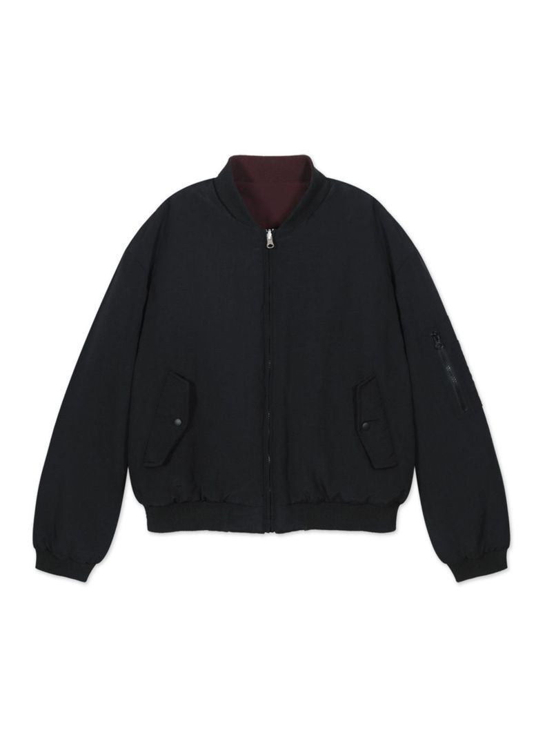 Chaqueta Bomber con Cierre