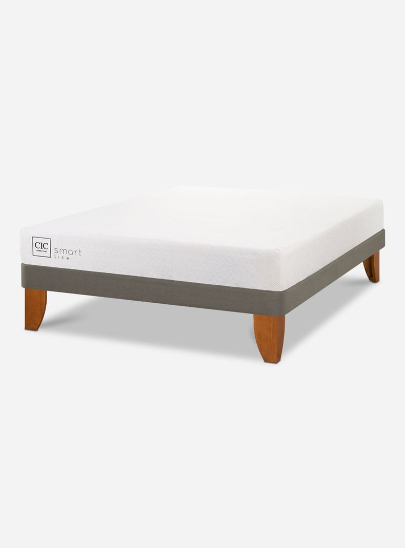Cama Europea 2 Plazas Base Normal Smart Lite