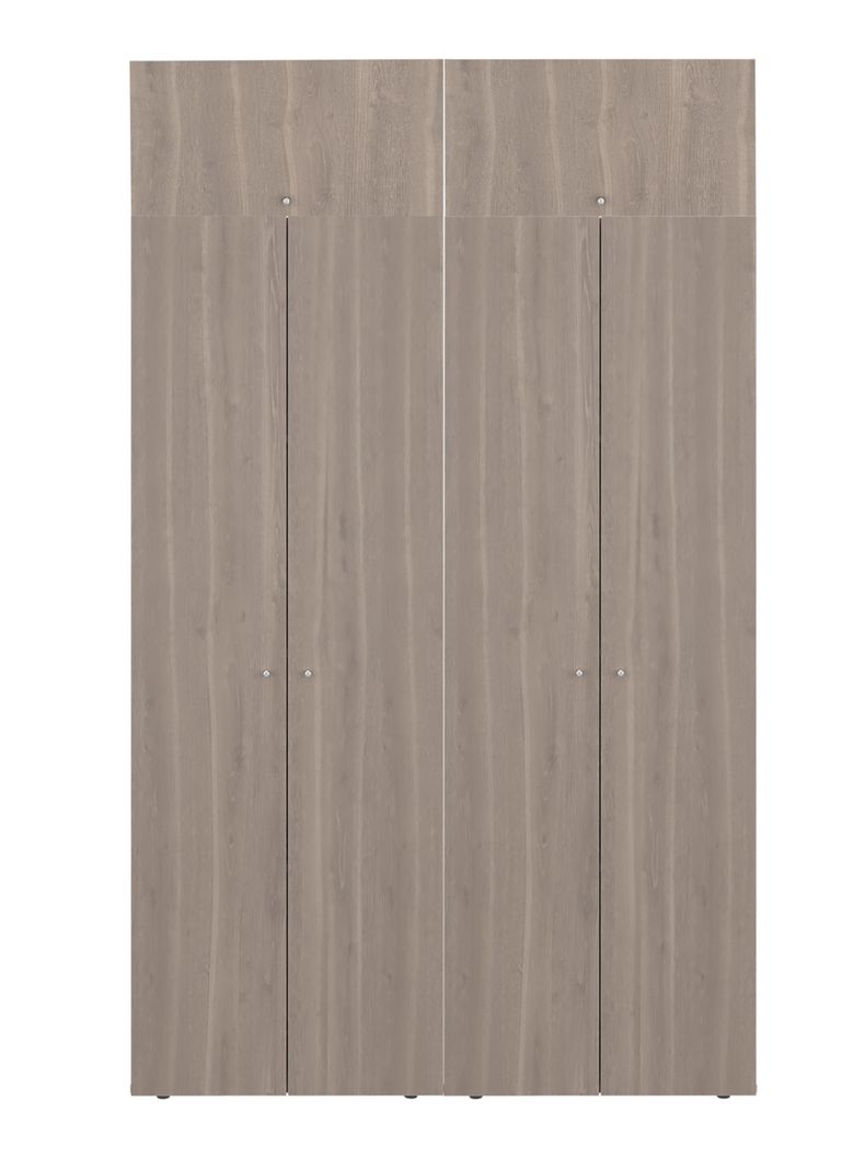Combo Clóset 6 Puertas + Módulo Superior 200x120x40.2 cm Bardolino