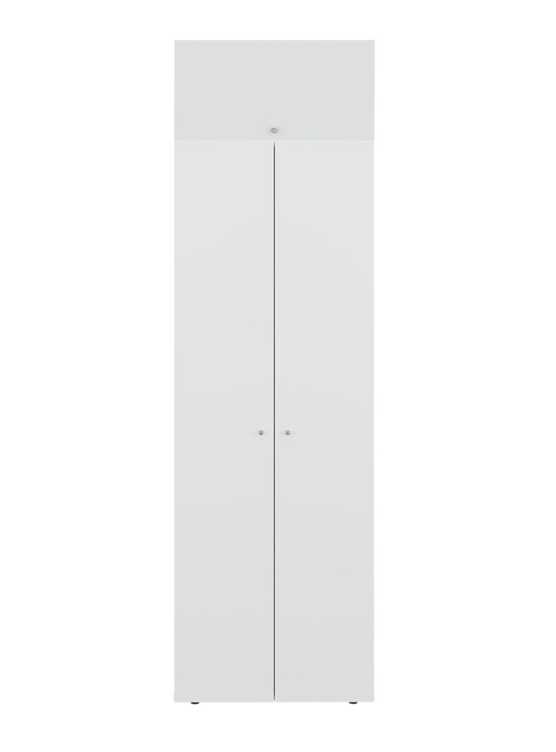 Combo Clóset 3 Puertas + Módulo Superior 200x60x40.2 cm Blanco