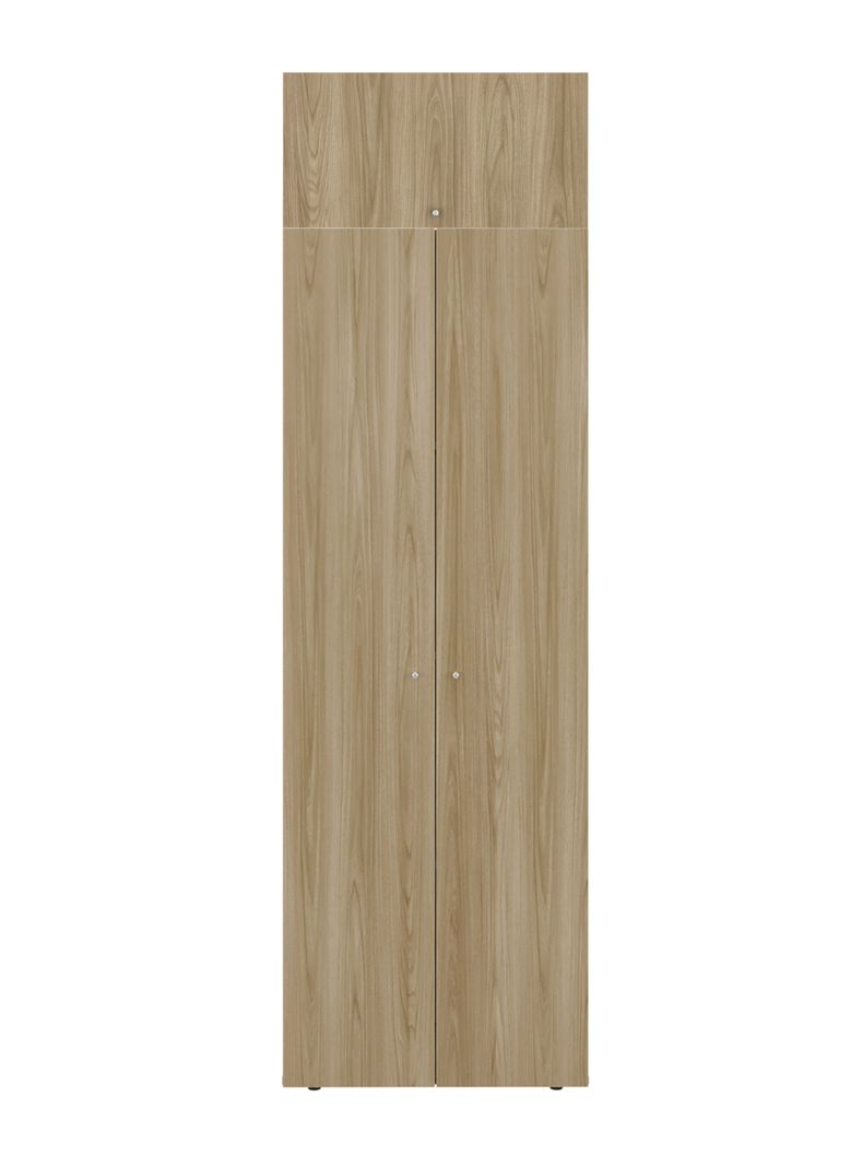 Combo Clóset 3 Puertas + Módulo Superior 200x60x40.2 cm Fresno Europeo