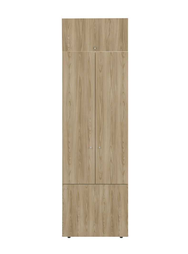 Combo Clóset 4 Puertas + Módulo Superior 200x60x40.2 cm Fresno Europeo